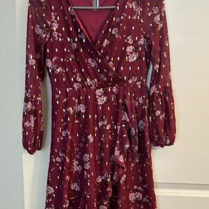 Three Pink Hearts Dress   Juniors size Large